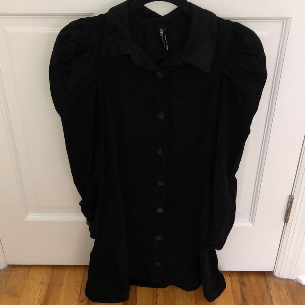 ZARA LS Puff Sleeve Dress